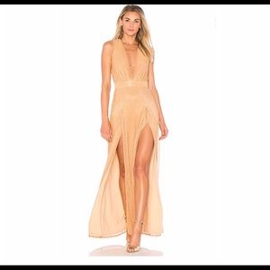 Lovers + Friends Naomi Dress in Rose Gold
